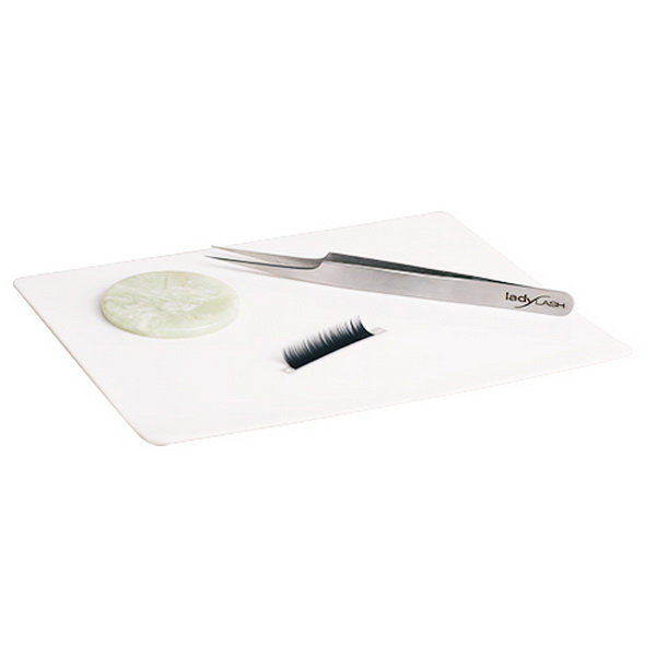 LASH STANDS SILICONE PAD – BIG, WHITE