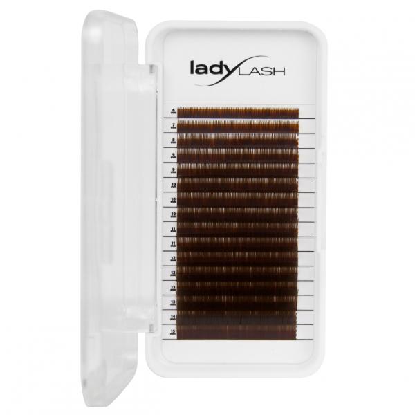 Volume Lashes Mixed Size Brown
